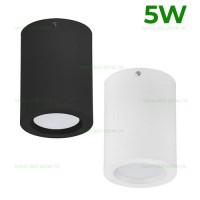 SPOTURI LED ROTUNDE - Reduceri Spot LED 5W Rotund Aplicat XL Diverse Culori Promotie