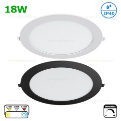 Spot LED 18W Rotund Incastrat Dimabil CCT IP40