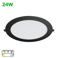 SPOTURI LED ROTUNDE, Black Friday - Spot LED 24W Rotund Incastrat CCT , LED-Zone.ro