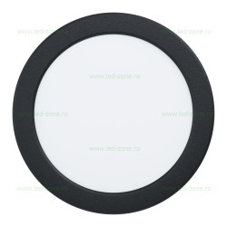 Spot LED 11W Rotund Negru FUEVA 