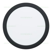 SPOTURI LED ROTUNDE, Spot LED 16W Rotund Negru FUEVA , LED-Zone.ro