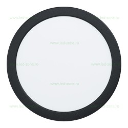 Spot LED 16W Rotund Negru FUEVA 