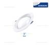 Spot LED 18W Rotund Alb Saturn Chip Samsung
