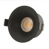 Spot LED 18W Rotund Negru Cob Incastrabil