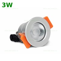 SPOTURI LED ROTUNDE, Spot LED 3W Rotund Incastrat , LED-Zone.ro