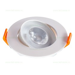 Spot LED 7W SMD Rotund Mobil Alb NORA