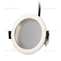 SPOTURI LED ROTUNDE, Spot LED 5W Rotund Mat Crom LZ3399, LED-Zone.ro