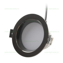 Spot LED 5W Rotund Mat Negru LZ8431