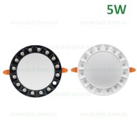 SPOTURI LED ROTUNDE, Spot LED 5W SMD Rotund CCT HARLEY, LED-Zone.ro