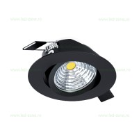 SPOTURI LED ROTUNDE MOBILE - Reduceri Spot LED 6W COB Rotund Mobil Negru Dimabil SALICETO Promotie