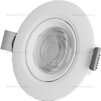 SPOTURI LED - Reduceri Spot LED 6W Rotund Alb Incastrabil Promotie