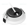 Spot LED 6W Rotund Alb Incastrat Dimabil Alb Cald