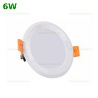 SPOTURI LED ROTUNDE, Spot LED 6W Rotund Dispersor Mat LZ601, LED-Zone.ro