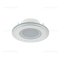SPOTURI LED ROTUNDE, Spot LED 6W Rotund Mat Sticla IP44, LED-Zone.ro