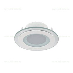 Spot LED 6W Rotund Mat Sticla IP44