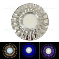 SPOTURI LED ROTUNDE, Spot LED 7W Rotund Alb Rece Contur Color, LED-Zone.ro