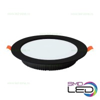 SPOTURI LED ROTUNDE, Spot LED 8W Rotund Mat Negru ALEXA, LED-Zone.ro