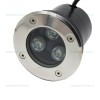Spot LED Exterior Incastrabil 3x1W Rotund 24V