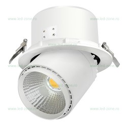 Spot LED 35W COB Rotund Mobil Alb 