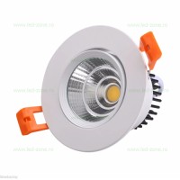 SPOTURI LED - Reduceri Spot LED 3W COB Rotund Mobil Alb LZ01 Promotie