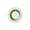 Spot LED 5W COB Rotund Mobil Alb - Negru