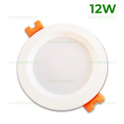 Spot LED 12W Rotund Alb CTD
