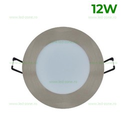 Spot LED 12W Rotund Cromat