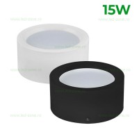SPOTURI LED ROTUNDE, Spot LED 15W Rotund Aplicat Diverse Culori, LED-Zone.ro