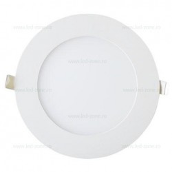 Spot LED 15W Slim Rotund Alb