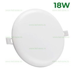 Spot LED 18W Rotund Mat Frameless
