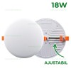 Spot LED 18W Rotund Mat Frameless Cleme Ajustabile