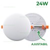 Spot LED 24W Rotund Mat Frameless Cleme Ajustabile