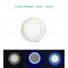 Spot LED 6W Rotund Alb Rece Contur Color Bule