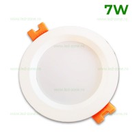SPOTURI LED ROTUNDE, Spot LED 7W Rotund Alb CTD, LED-Zone.ro