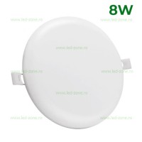 SPOTURI LED ROTUNDE, Spot LED 8W Rotund Mat Frameless Cleme Ajustabile, LED-Zone.ro