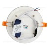 Spot LED 9W Rotund Alb Rece Contur Albastru 