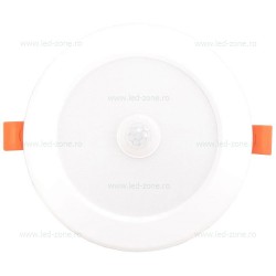 Spot LED 12W Rotund Incastrat cu Senzor Miscare