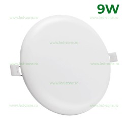 Spot LED 9W Rotund Mat Frameless