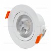 Spot LED 3W SMD Rotund Mobil Alb ABS