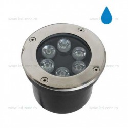 Spot LED Exterior Incastrabil 6x1W Rotund 220V
