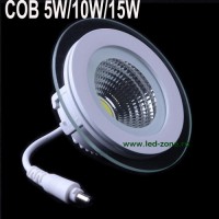SPOTURI LED ROTUNDE, Spot LED 5W COB Rotund Sticla , LED-Zone.ro