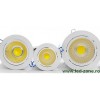 Spot LED 30W COB Rotund Mobil Alb