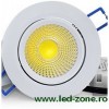 Spot LED 30W COB Rotund Mobil Alb