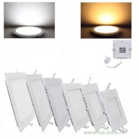 SPOTURI LED, Spot LED 3W Slim Patrat Alb, LED-Zone.ro