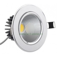SPOTURI LED ROTUNDE MOBILE, Spot LED 30W COB Rotund Mobil Alb - Argintiu, LED-Zone.ro