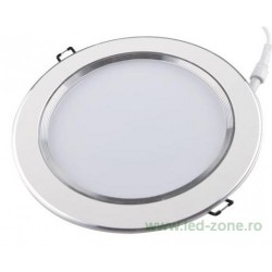 Spot LED 7W Rotund Mat Alb - Argintiu