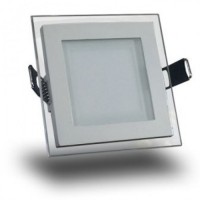 SPOTURI LED, Spot LED 6W Patrat Mat Sticla, LED-Zone.ro