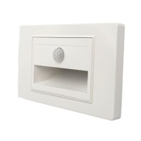 SPOTURI LED, Spot LED 1W Dreptunghiular Alb Trepte Senzor LZ8243, LED-Zone.ro