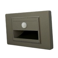 SPOTURI LED, Spot LED 1W Dreptunghiular Argintiu Trepte Senzor LZ4661, LED-Zone.ro