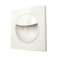 SPOTURI LED, Spot LED 1W Patrat Alb Trepte LZ2491, LED-Zone.ro